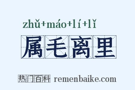 属毛离里是什么意思的图片